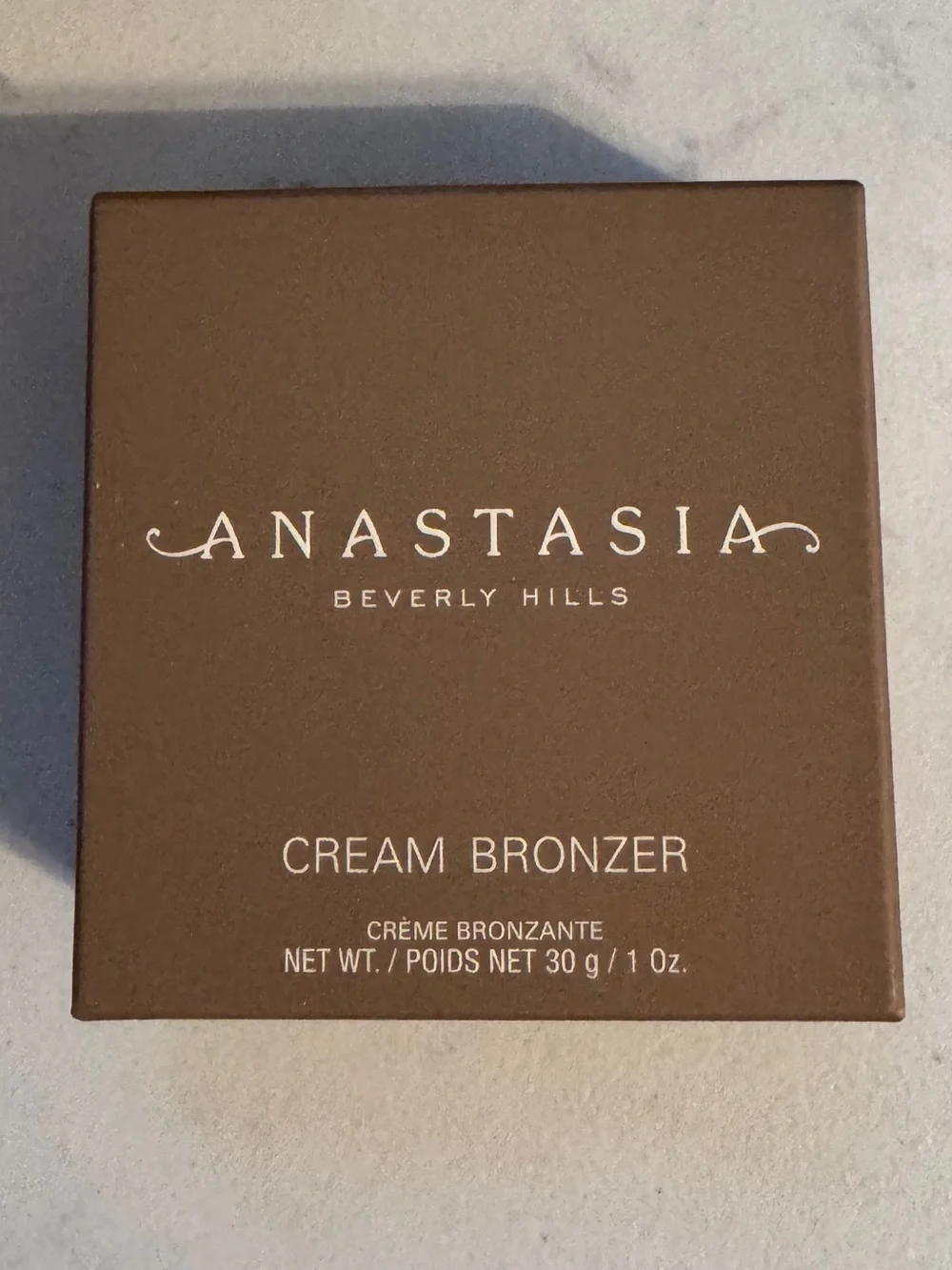 ANASTASIA BEVERLY HILLS MATTE CONTOUR AND SCULPT CREAM BRONZER;—AMBER